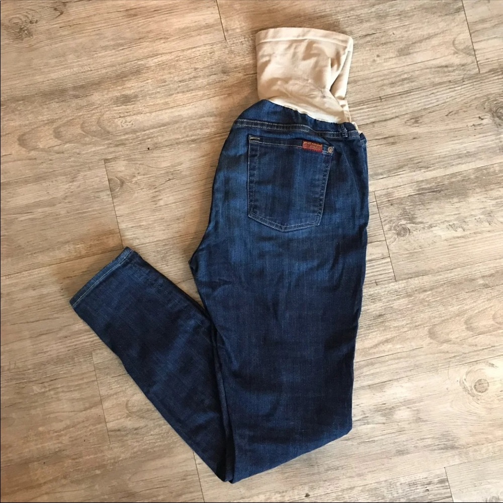 7 For All Mankind Maternity Skinny Jeans